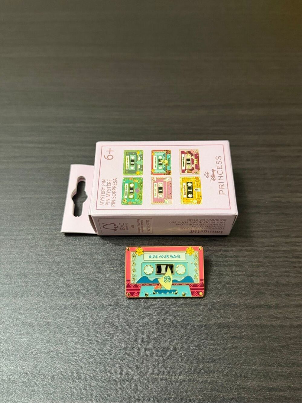 Loungefly Disney Princess Cassettes Blind Box Enamel Pin - Moana